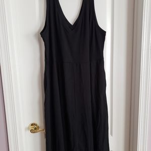 Women's sleeveless rib knit dress (2X)